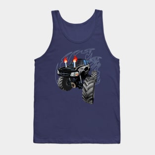 Cartoon monster truck Tank Top